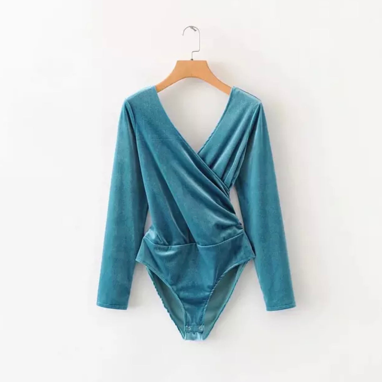 Velvet Backless Bodysuit