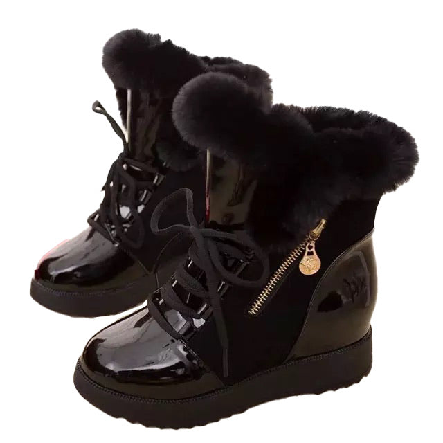Platform Fur Boots