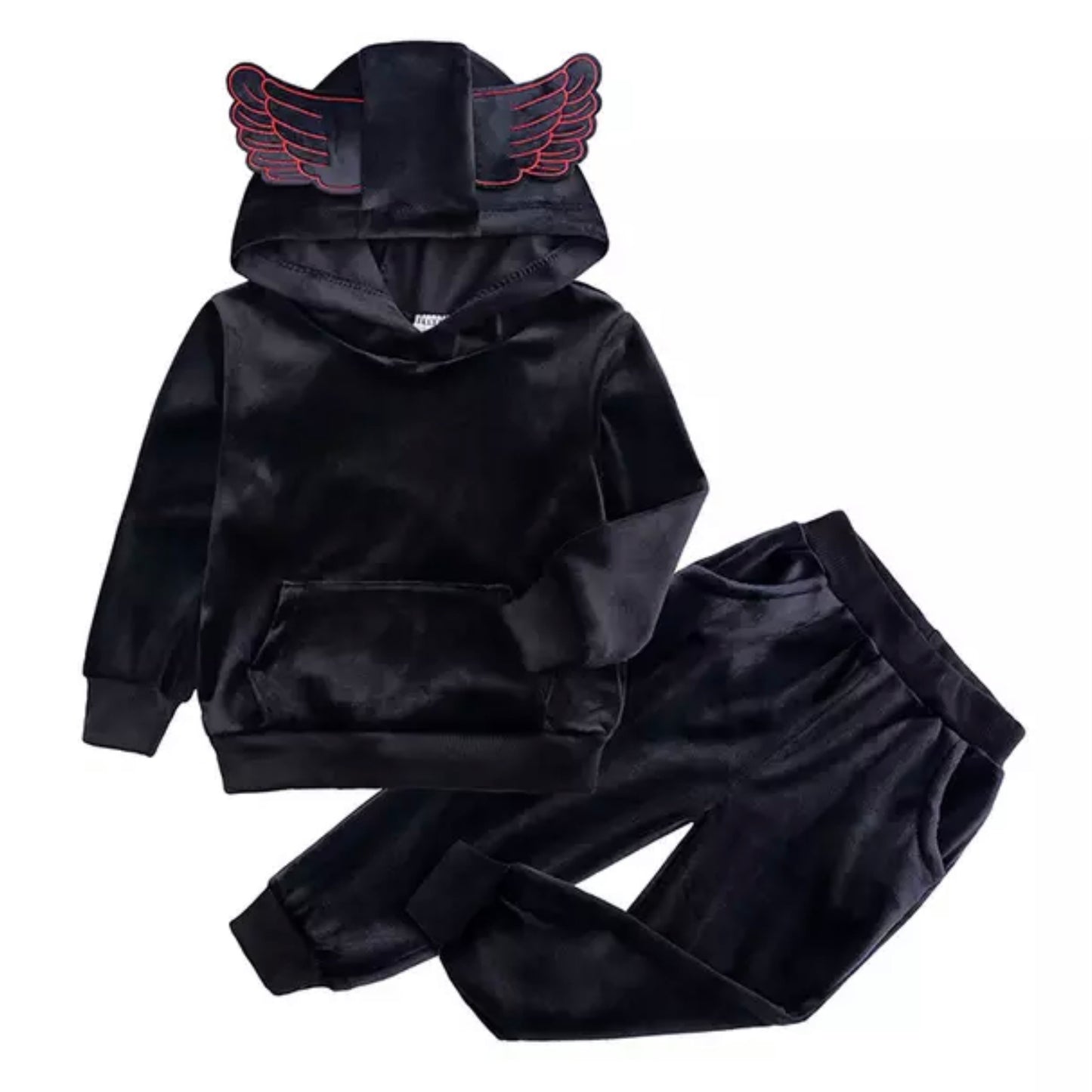 Baby Angel Velvet Hoodie & Pants