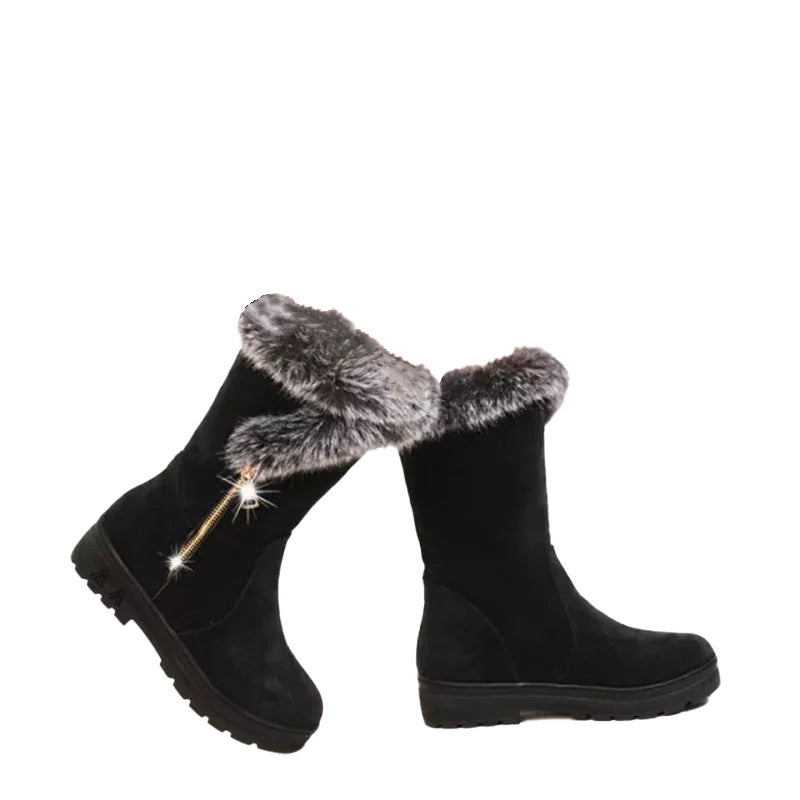 Plush Fur Boots