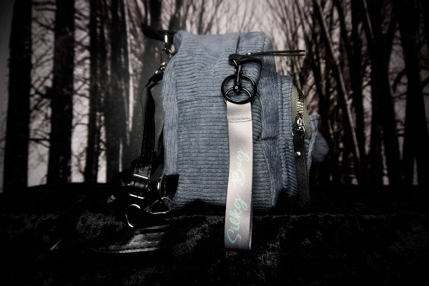 Small Velvet Backpack