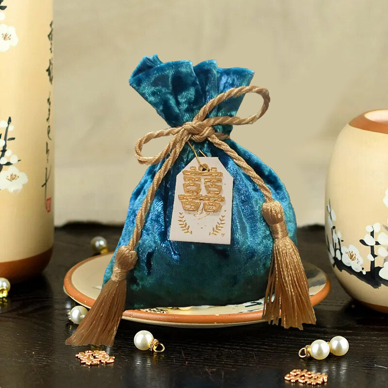 50 Piece Velvet & Silk Bag Drawstring Bag