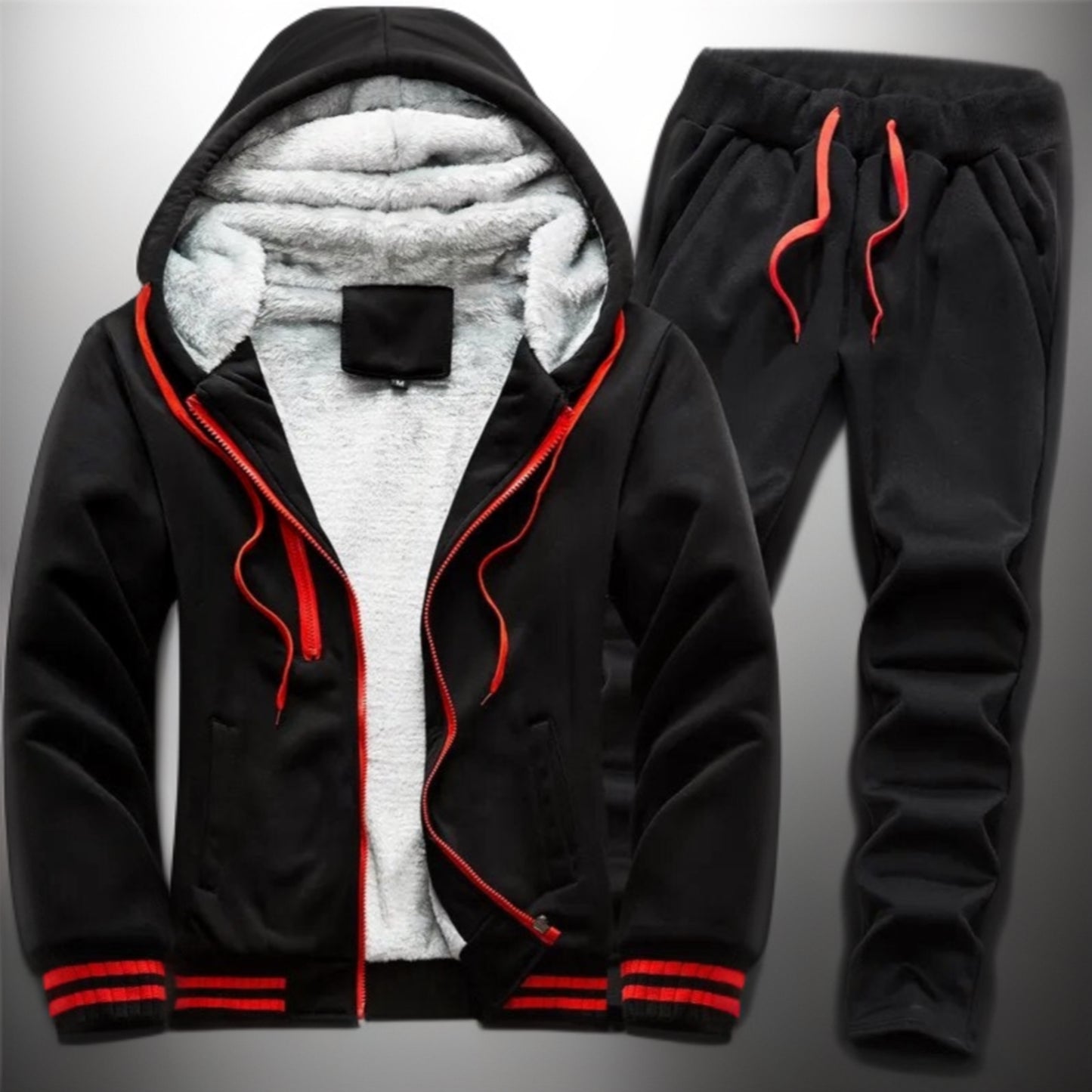 Velvet Hoodie and Sweatpants