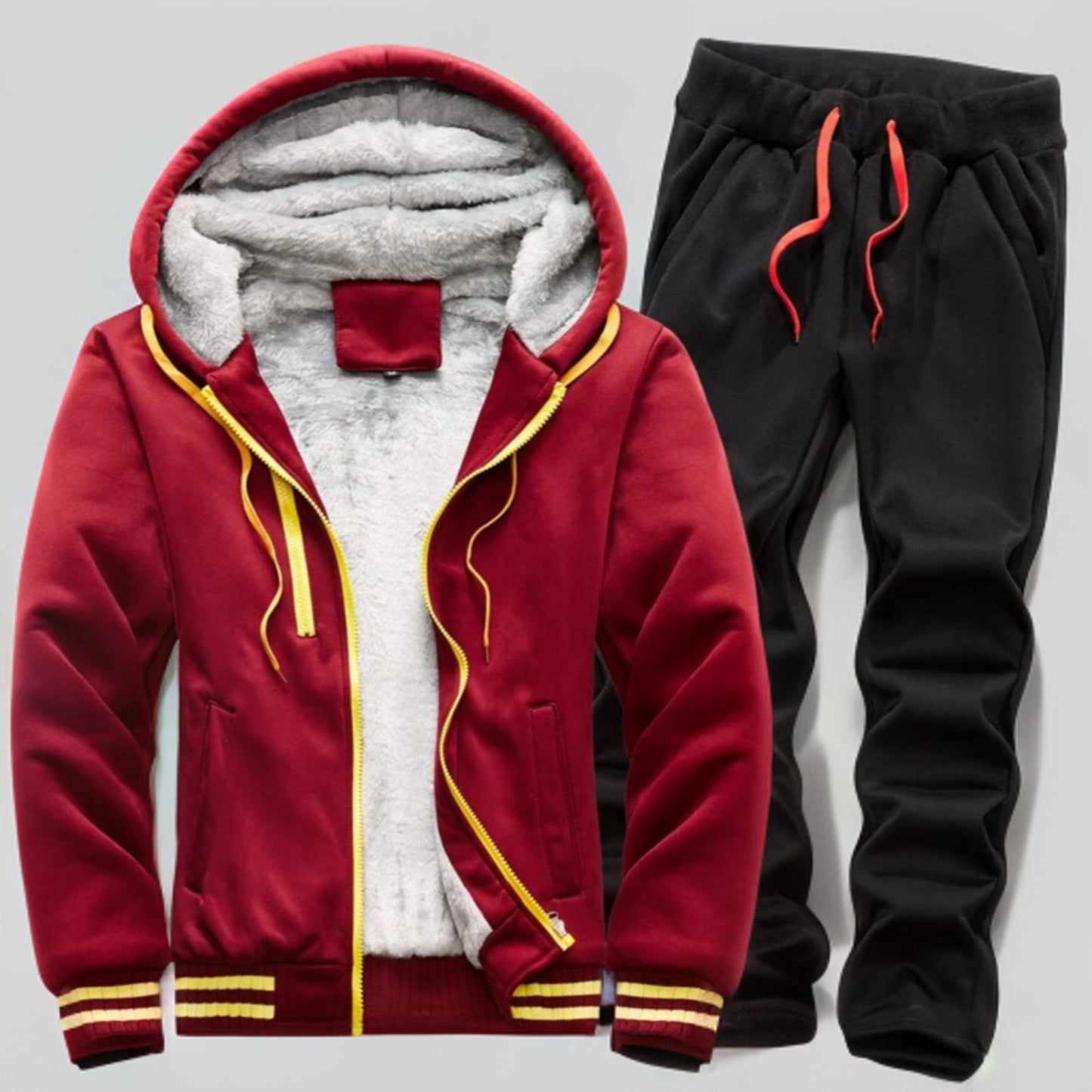 Velvet Hoodie and Sweatpants