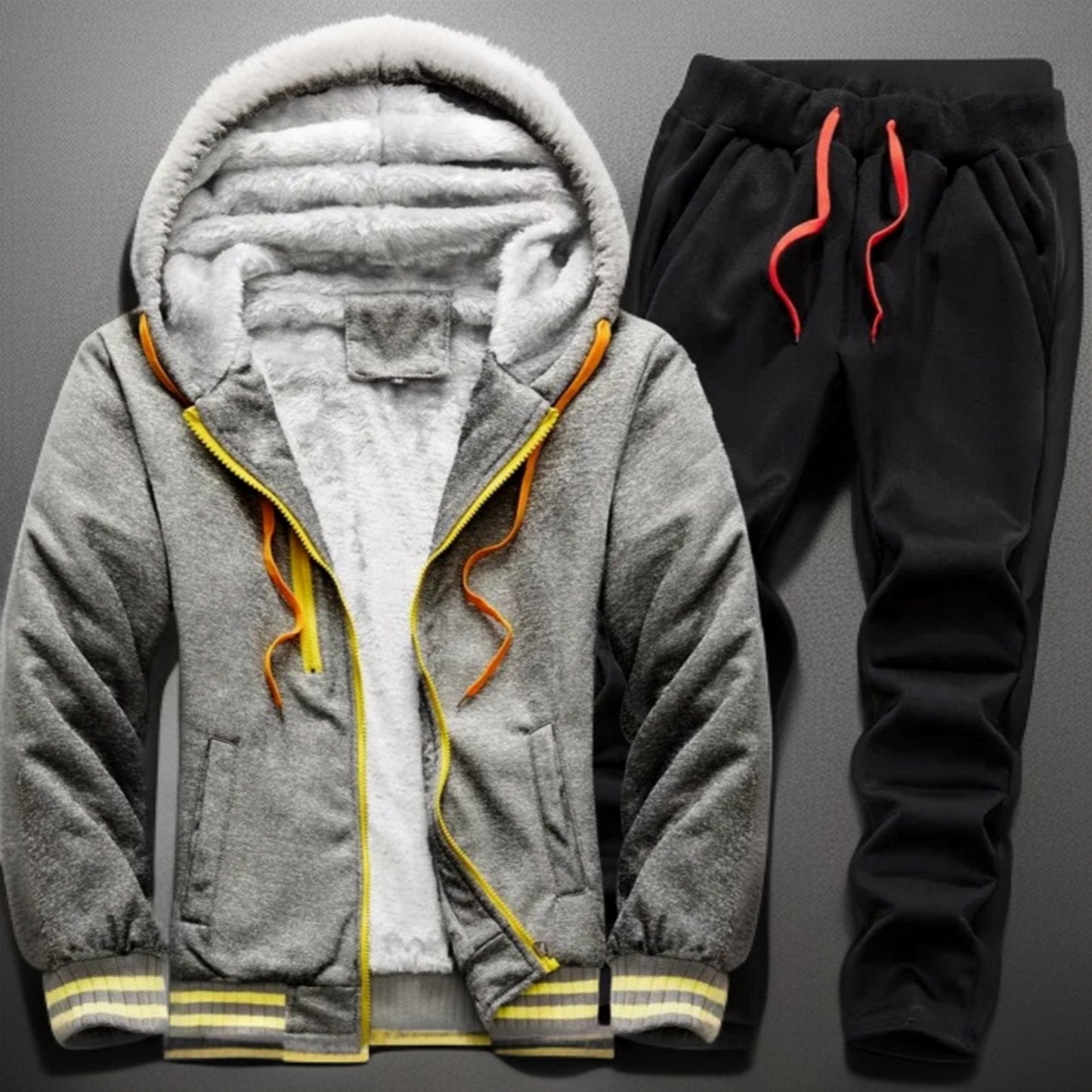 Velvet Hoodie and Sweatpants