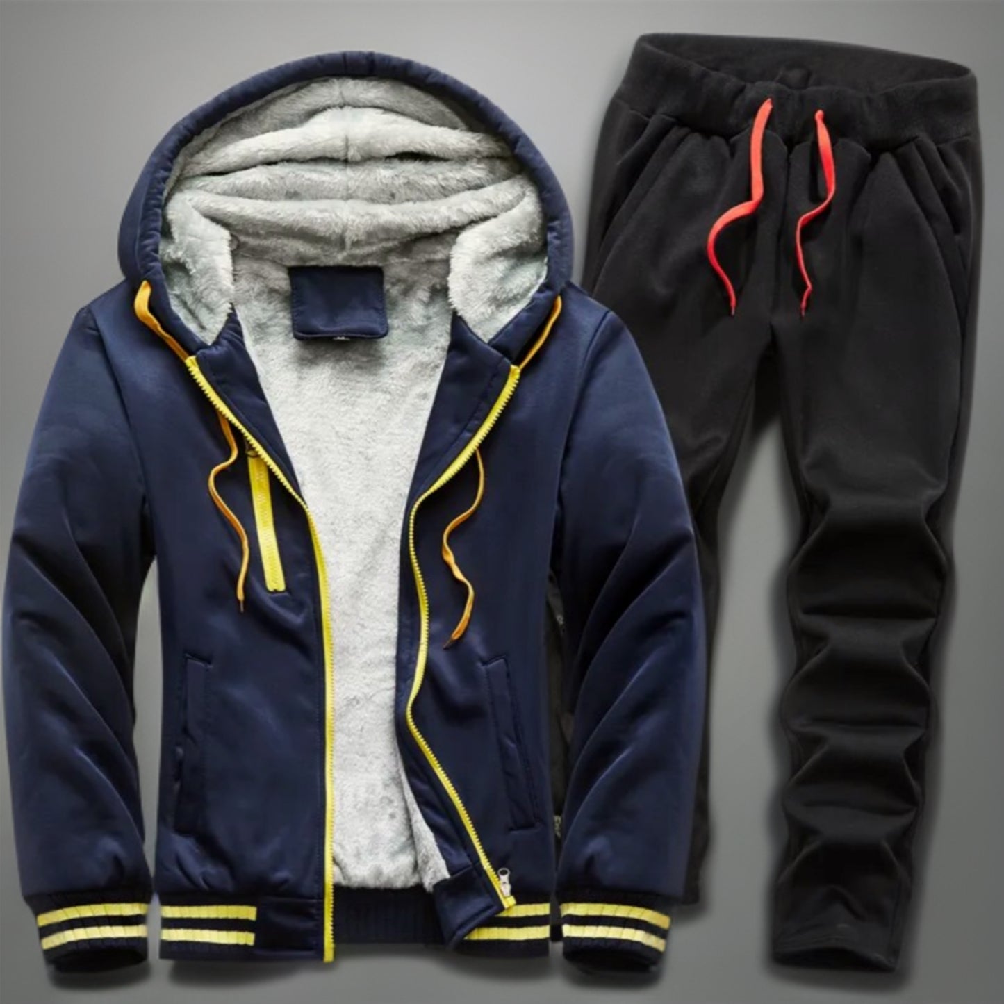 Velvet Hoodie and Sweatpants