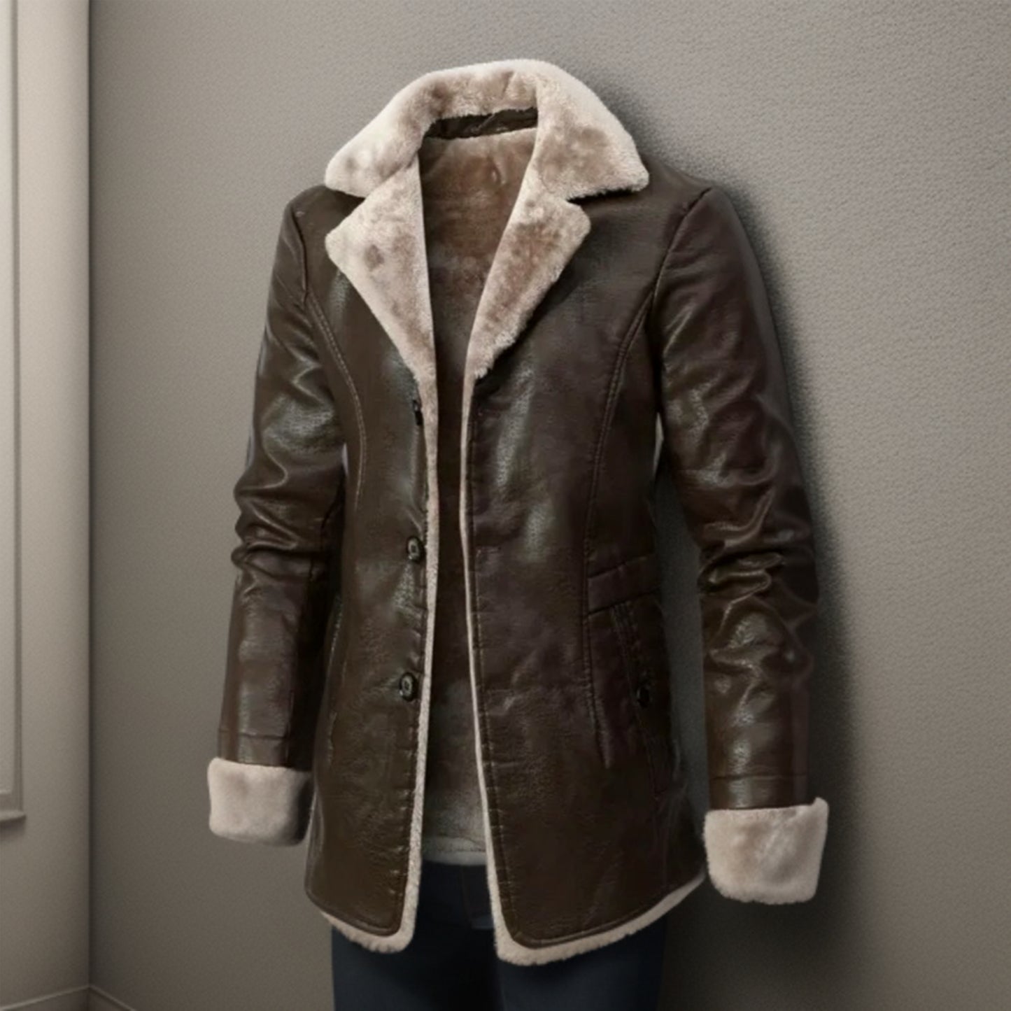 Business Casual Leather Jacket