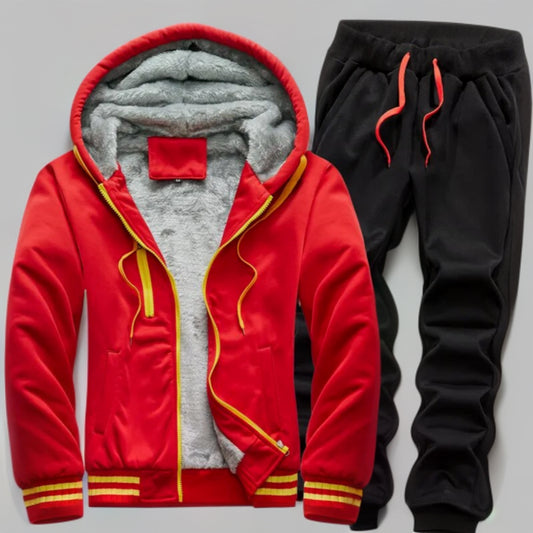 Velvet Hoodie and Sweatpants