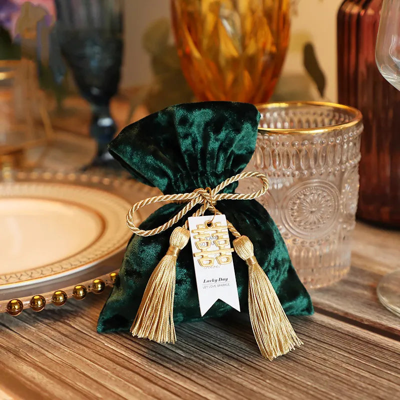 50 Piece Velvet & Silk Bag Drawstring Bag