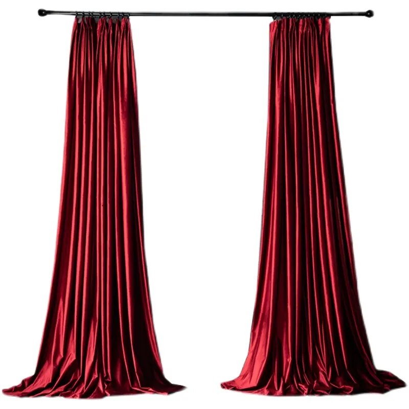 Red Luxury Velvet Curtains
