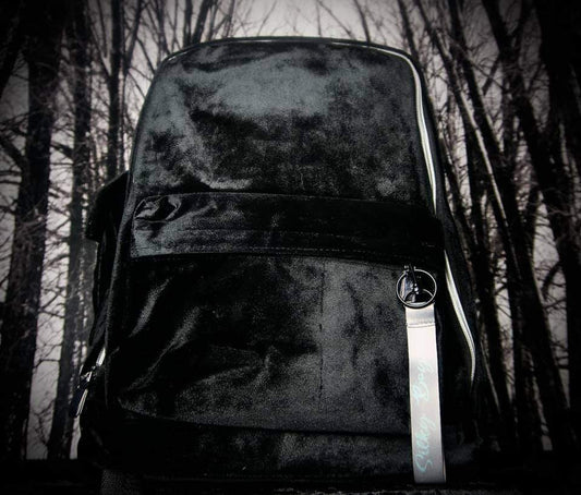 Large Velvet Backpack