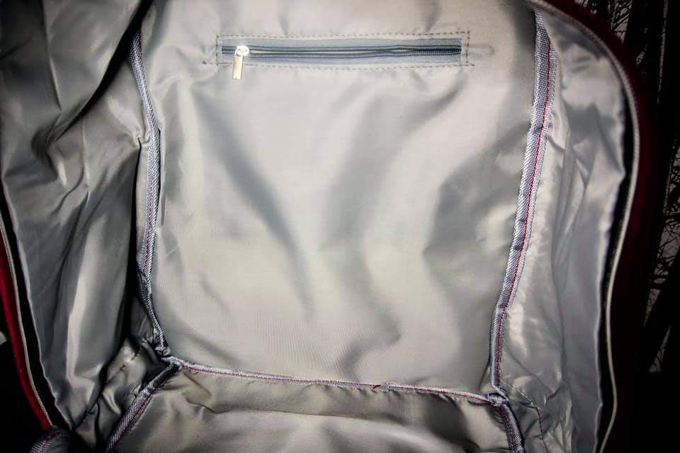 Large Velvet Backpack