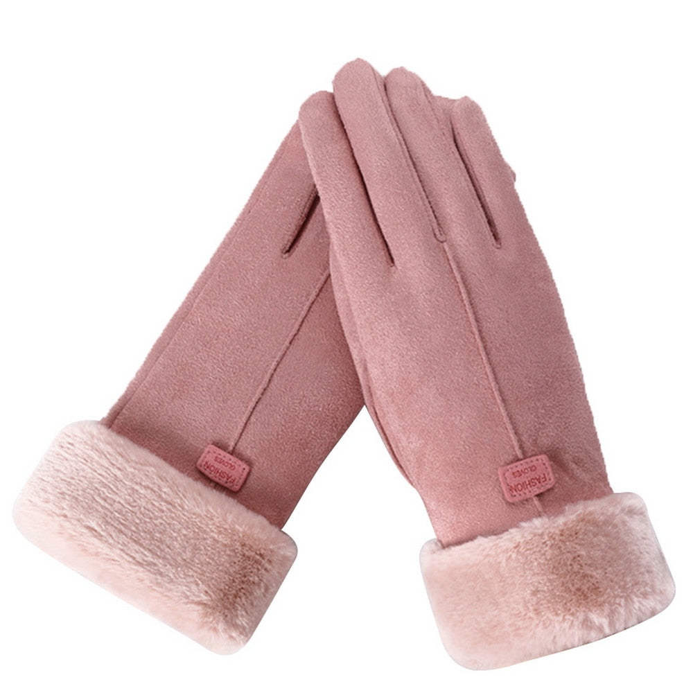 Plush Velvet Gloves