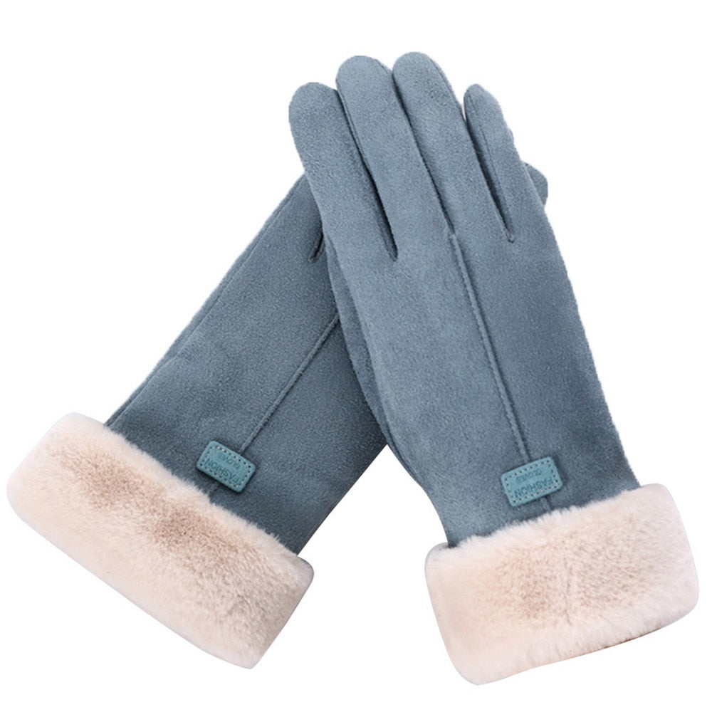 Plush Velvet Gloves