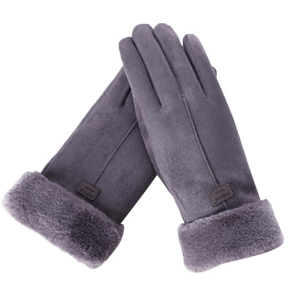 Plush Velvet Gloves