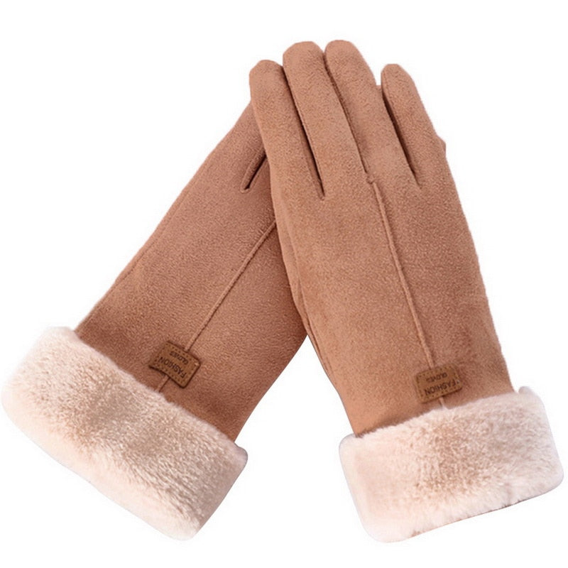 Plush Velvet Gloves