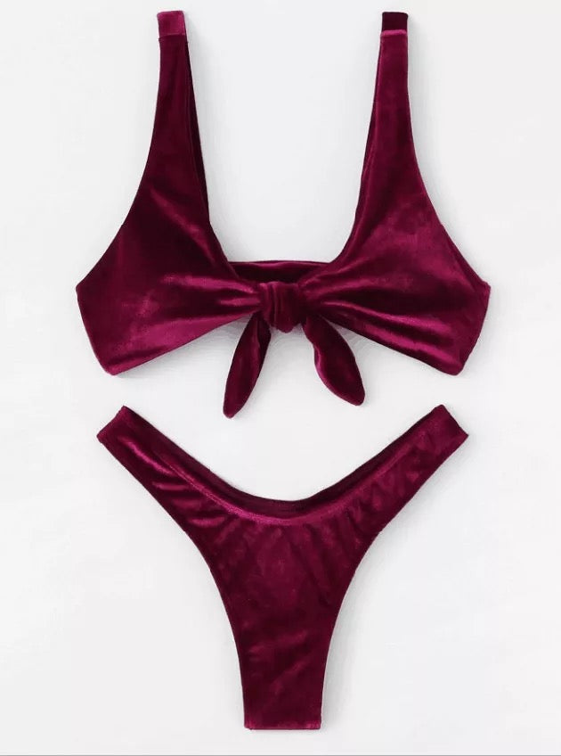 Velvet Two Piece Swim Suit