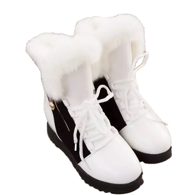 Platform Fur Boots