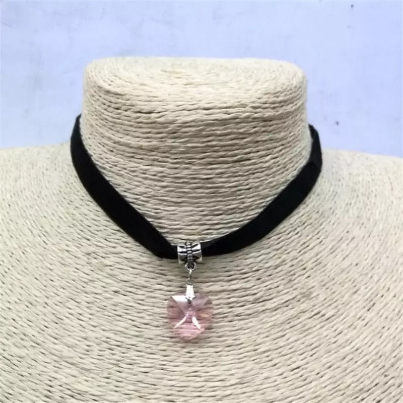 Velvet Heart Choker
