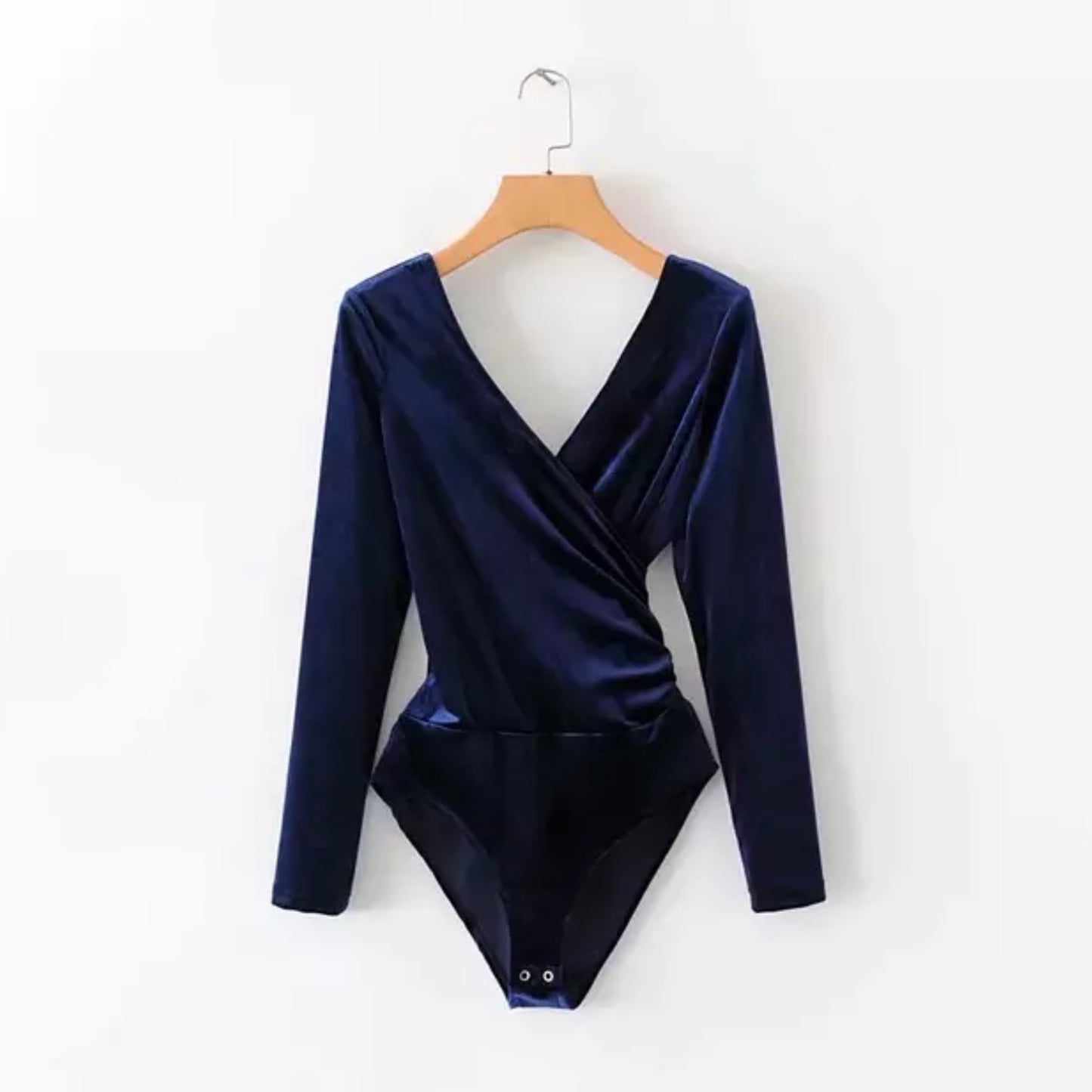 Velvet Backless Bodysuit