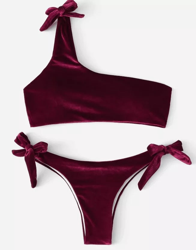 Velvet Two Piece Swim Suit