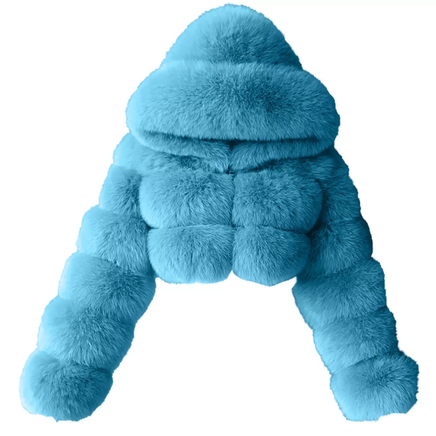 Plush Cropped Hoodie