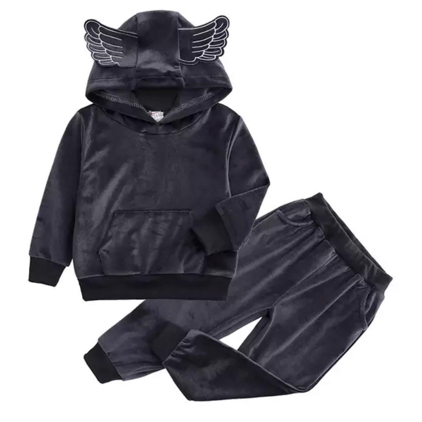 Baby Angel Velvet Hoodie & Pants