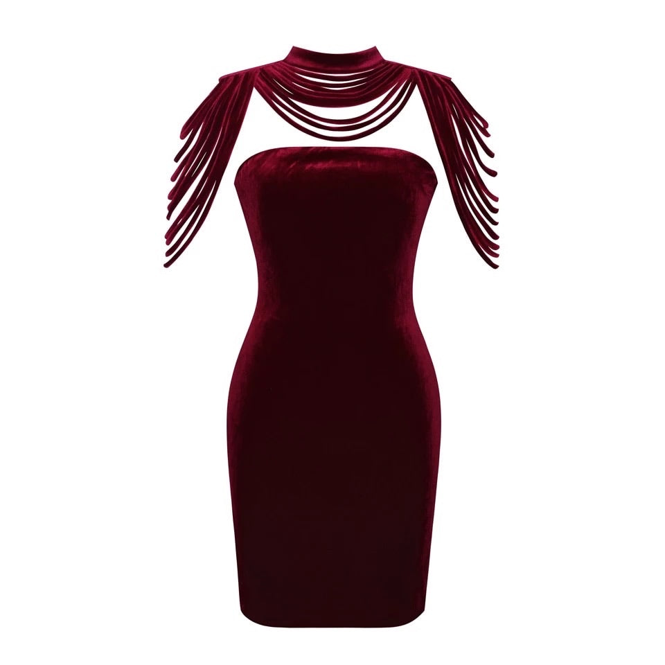 Velvet Sleeveless Dress