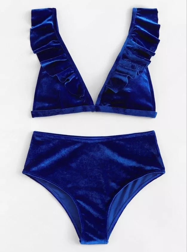 Velvet Two Piece Swim Suit