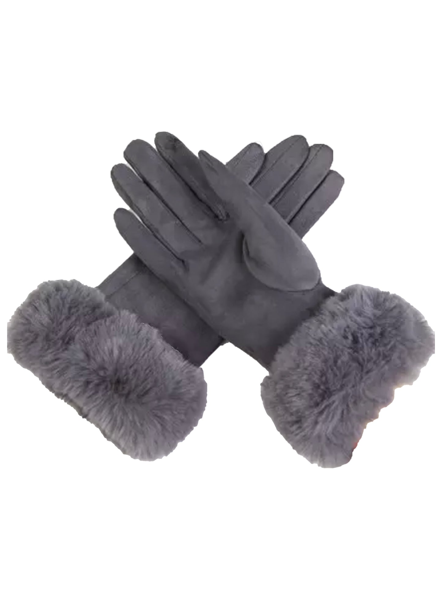 Puffy Velvet Gloves