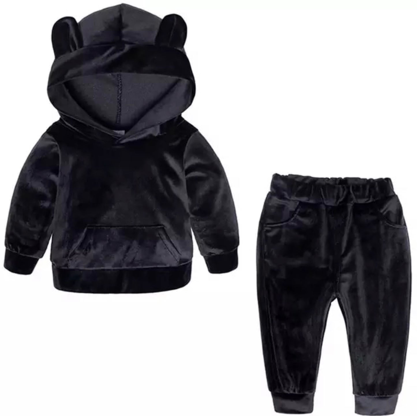 Baby Bear Velvet Hoodie & Pants