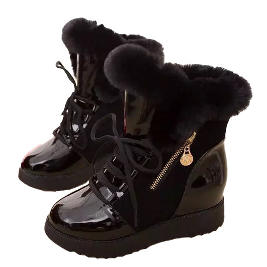 Platform Fur Boots