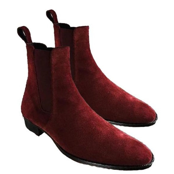 Red Chelsea Boots