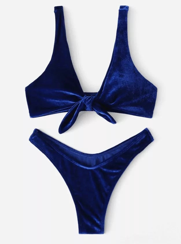Velvet Two Piece Swim Suit
