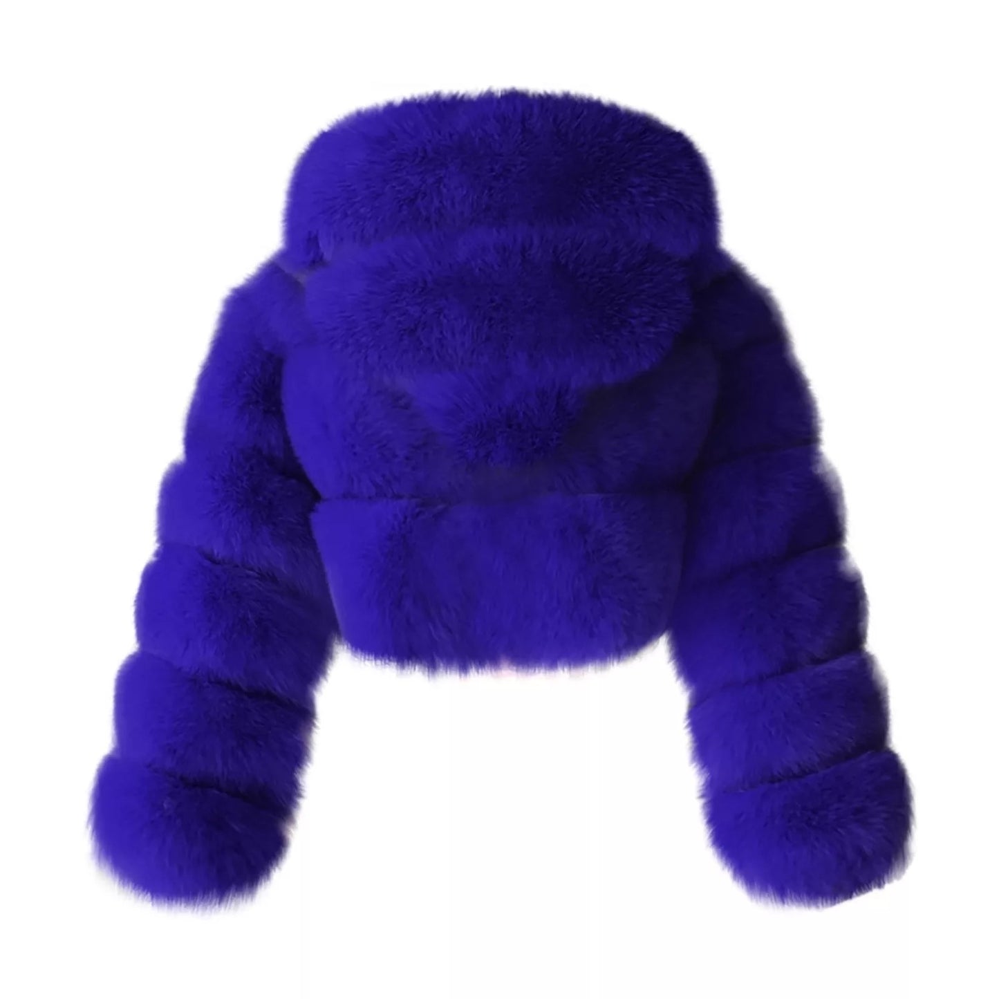 Plush Cropped Hoodie