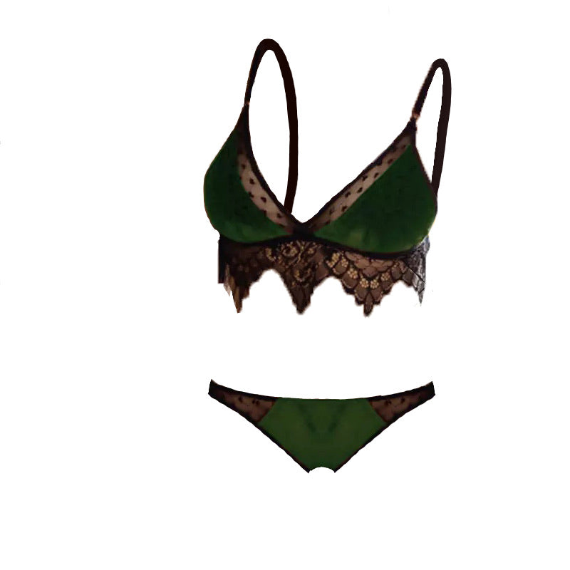 Velvet Bra & Panties