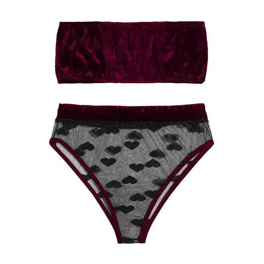 Transparent Velvet Lingerie