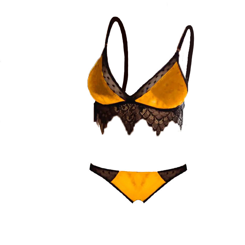 Velvet Bra & Panties