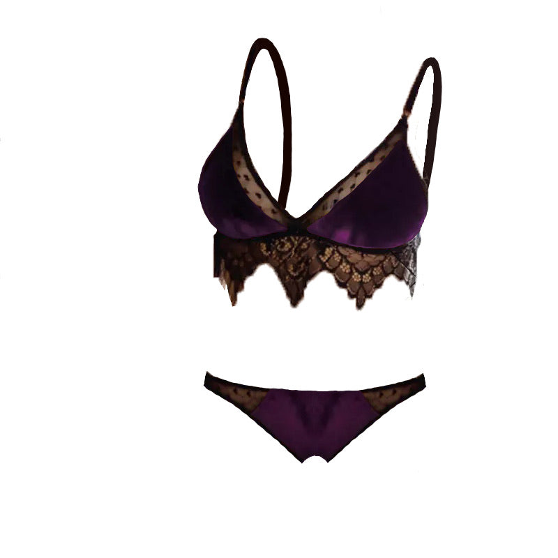 Velvet Bra & Panties