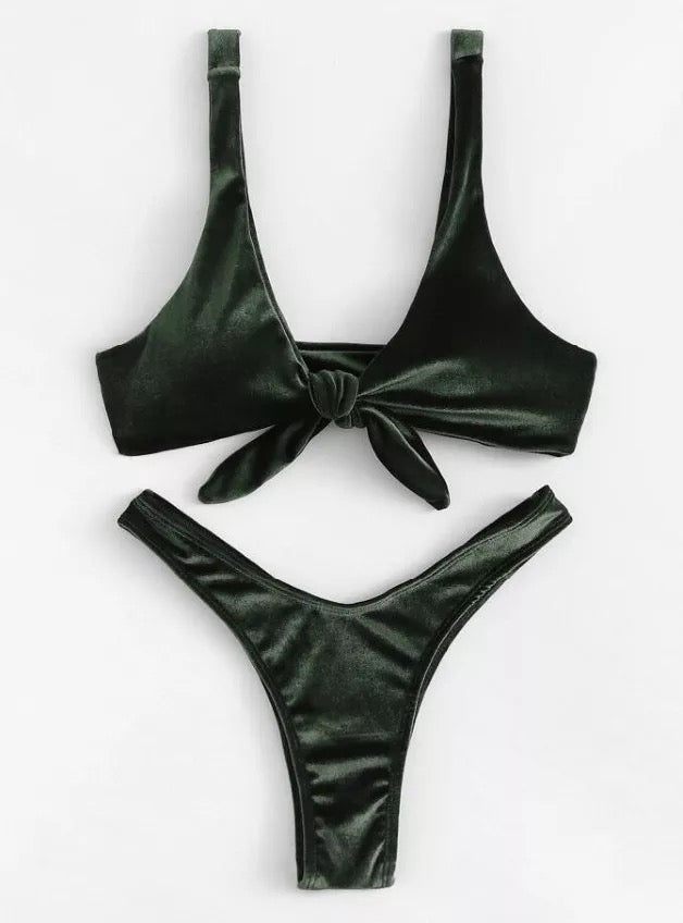 Velvet Two Piece Swim Suit