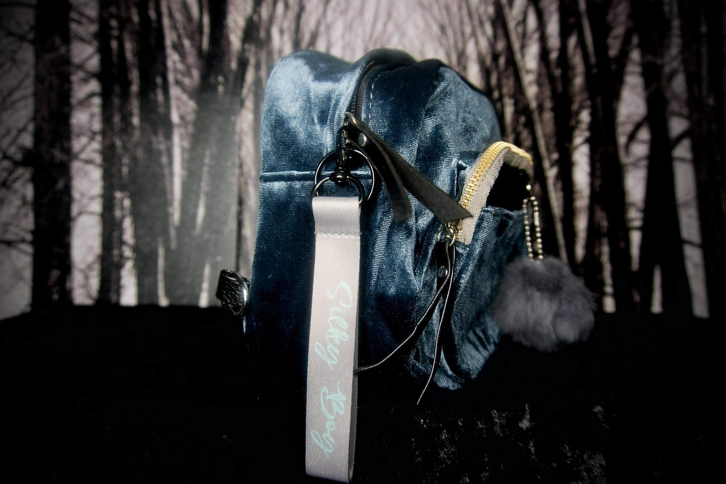 Small Velvet Backpack