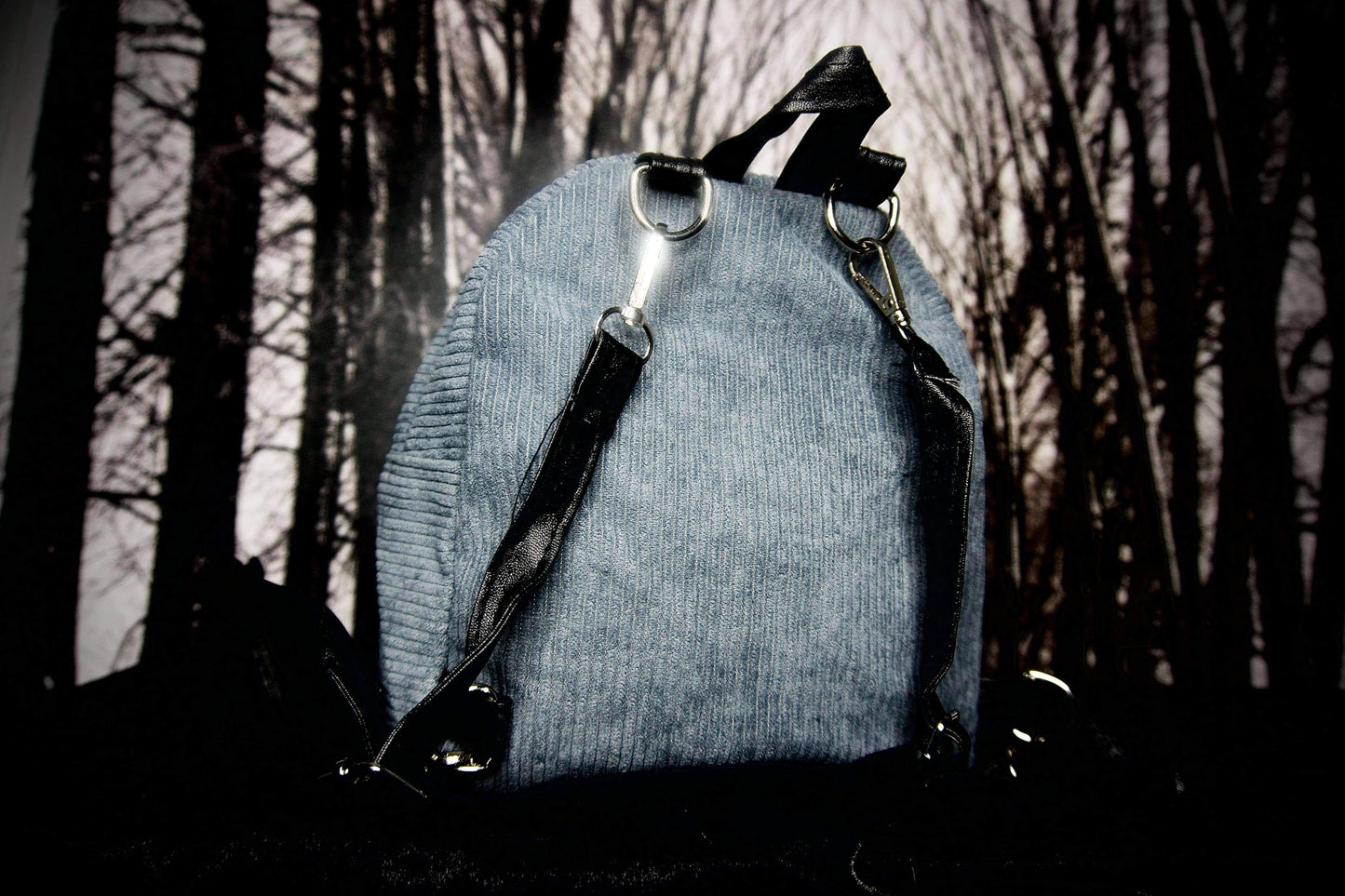 Small Velvet Backpack