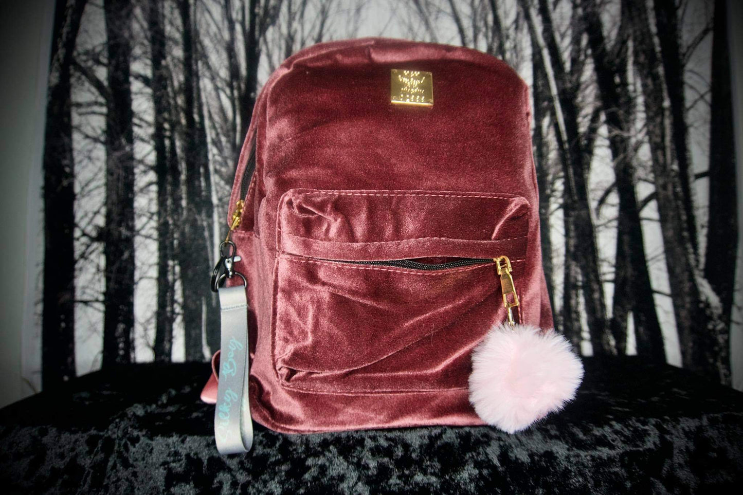 Medium Velvet Backpack