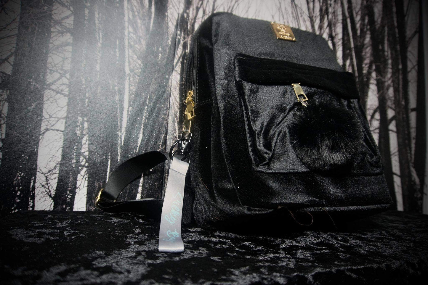 Medium Velvet Backpack