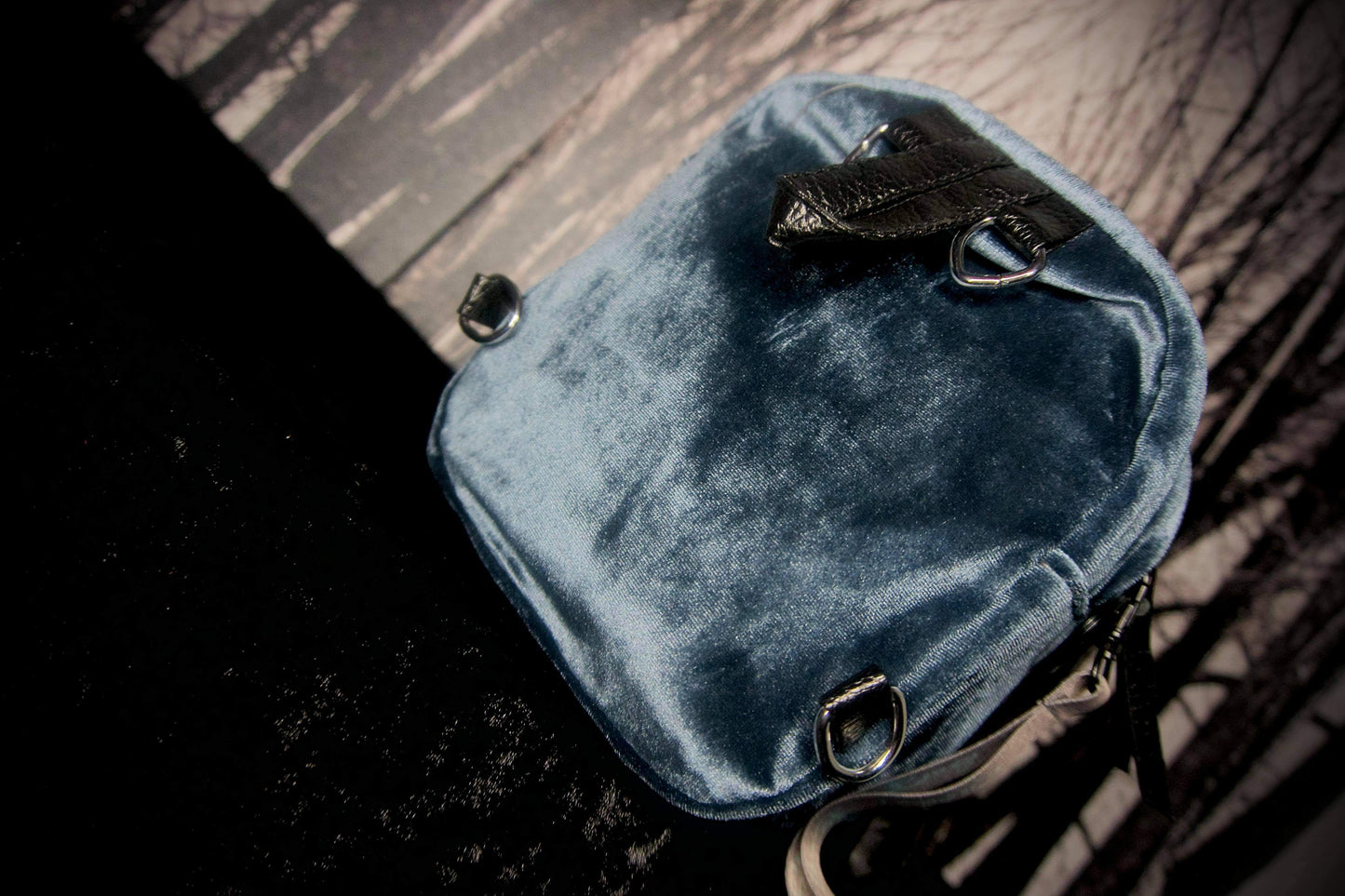 Small Velvet Backpack