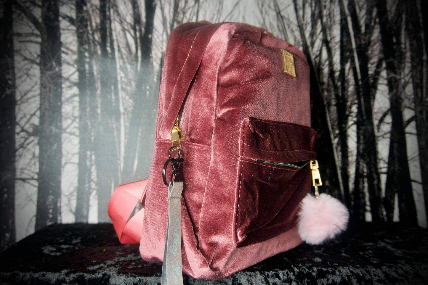 Medium Velvet Backpack