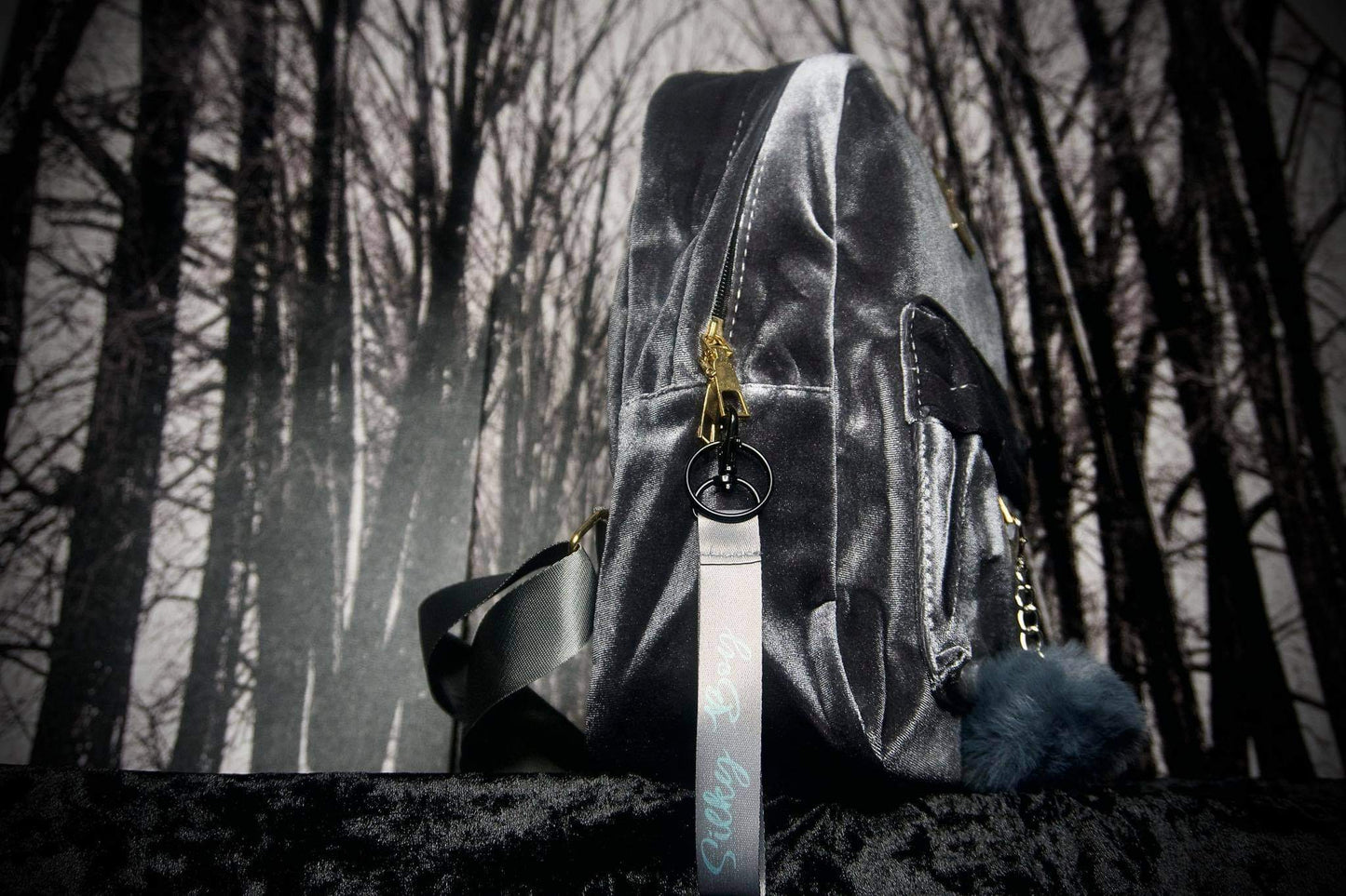 Medium Velvet Backpack